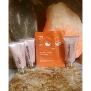 🐉Lot Three 3X RODIAL Pink Diamond CLEANSING BALM & Dragon's Blood Eye Mask